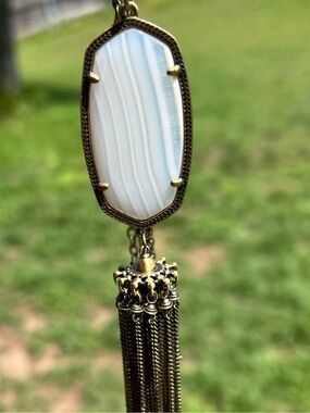 Kendra Scott white banded agate Rayne